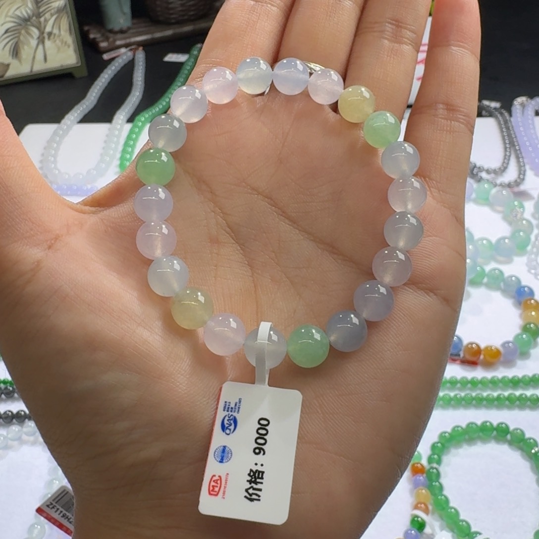 未镶嵌手串翡翠手串