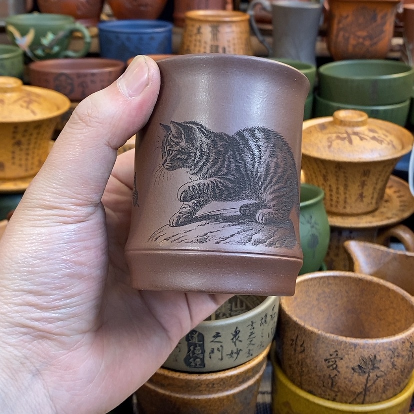 【闪购商品】紫砂杯子宜兴全手工紫砂杯