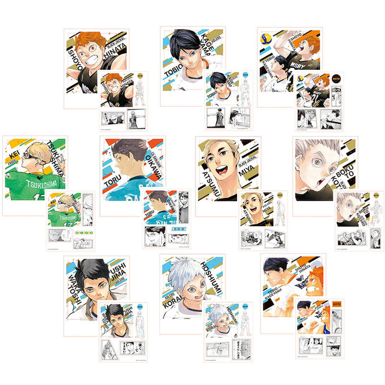 排球少年回忆拍立得&贴纸第一弹二弹三弹动漫周边谷子六天天潮玩