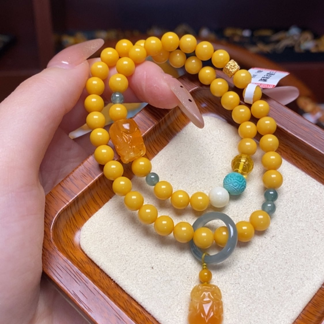 【闪购商品】蜜蜡手链未镶嵌手串