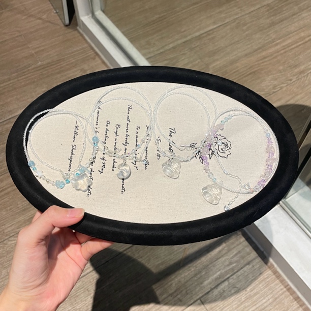 高品水晶项链系列  纯手工制制品