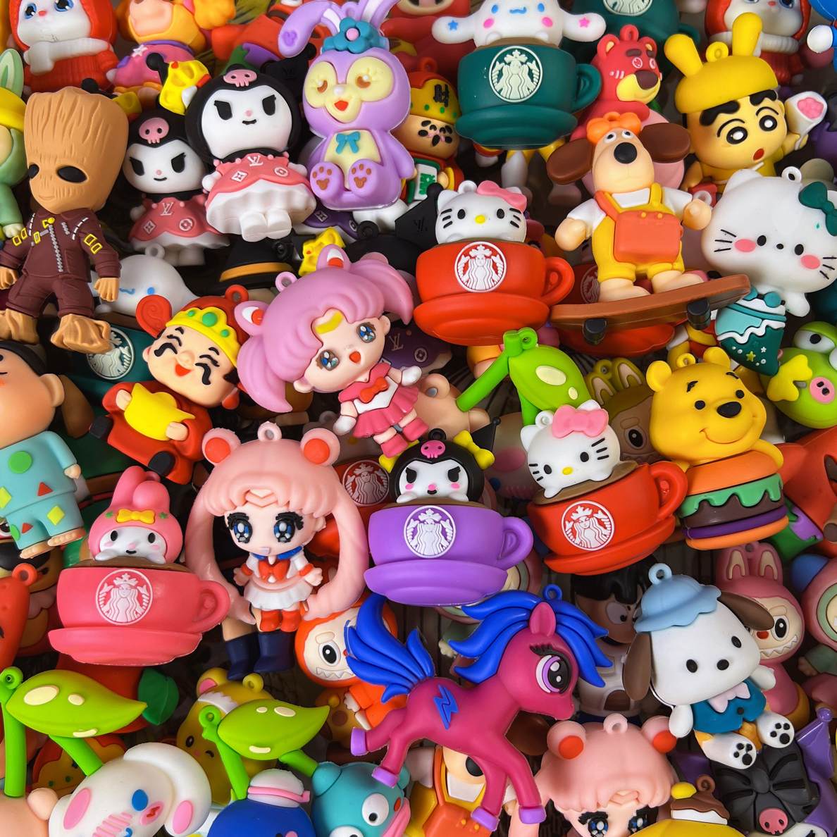 （不挑款）精品大号公仔小朋友礼品过家家玩偶包包挂件钥匙扣摆件