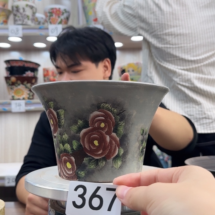 紫砂花盆瑕疵瑕疵367