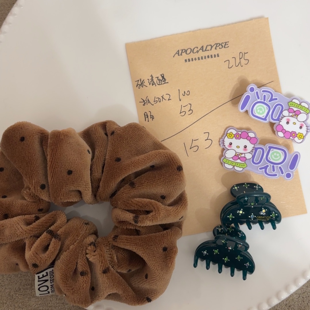 张****布艺铁合金泡菜秋冬新款发饰no退换