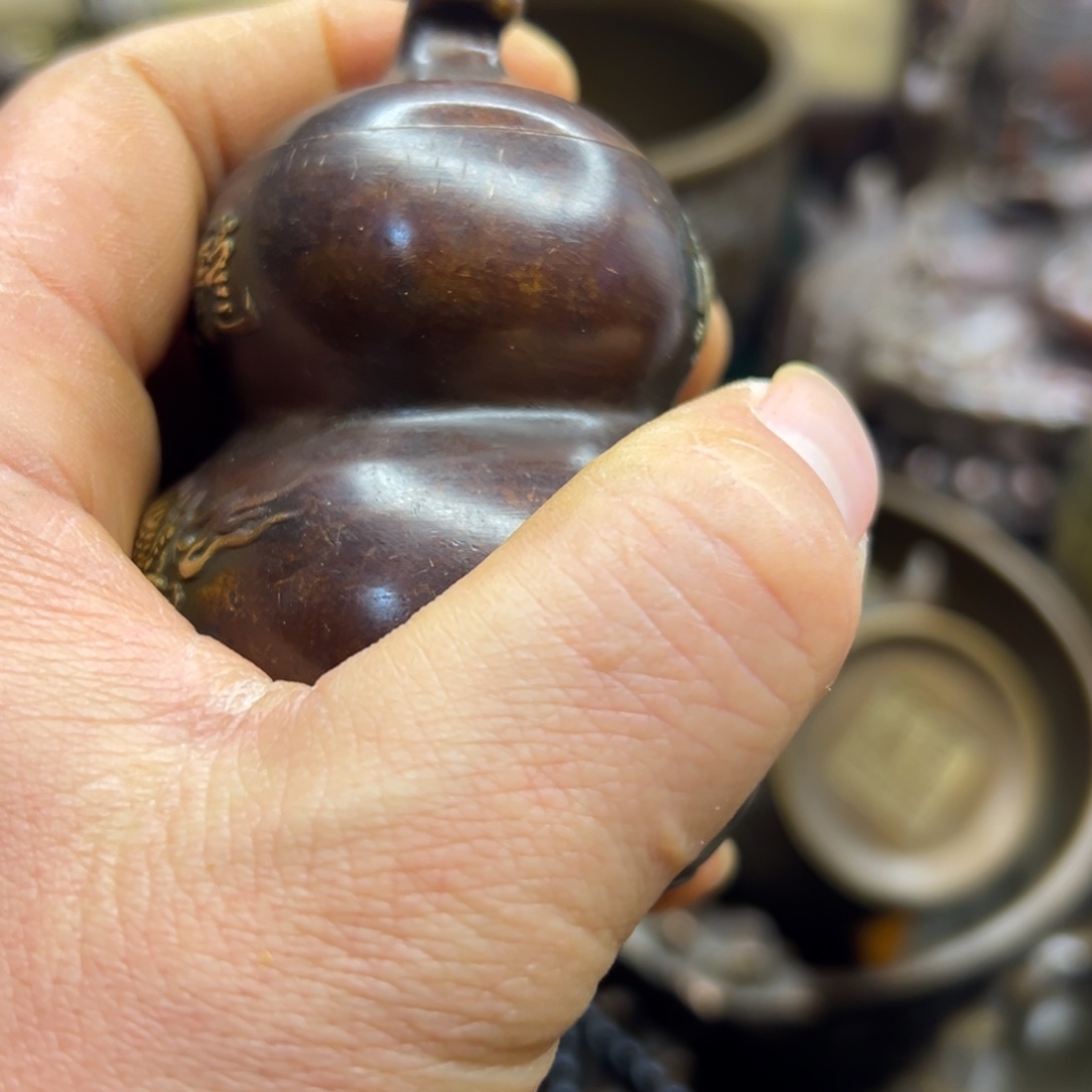 铜摆件欢迎欢迎你