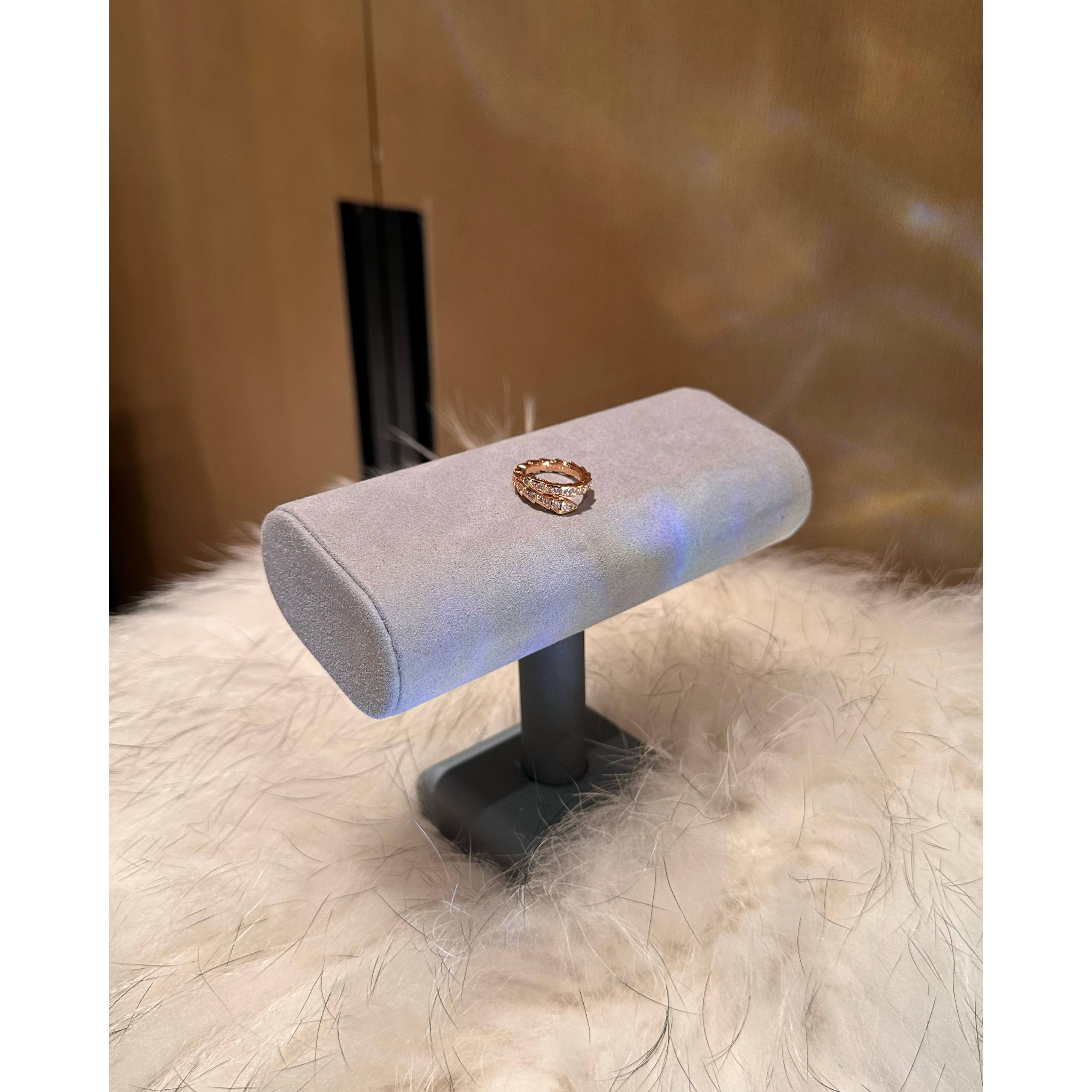 铜合金锆石戒指 P1123  时尚轻奢蛇骨戒指