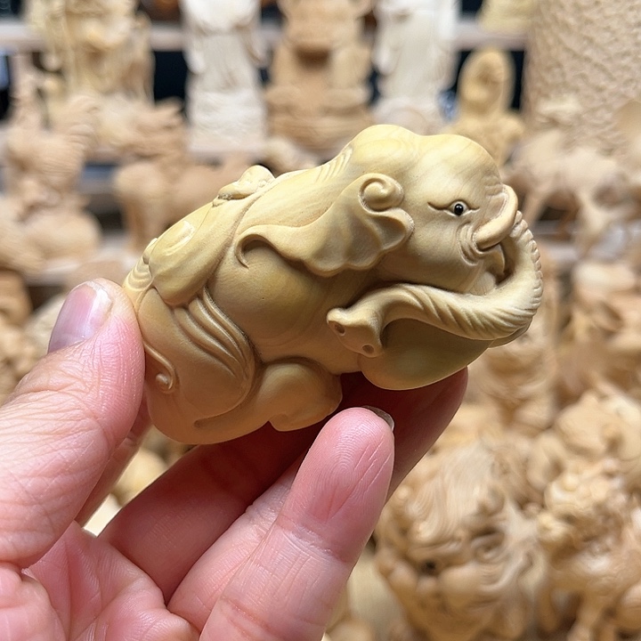 黄杨木拜相封侯手把