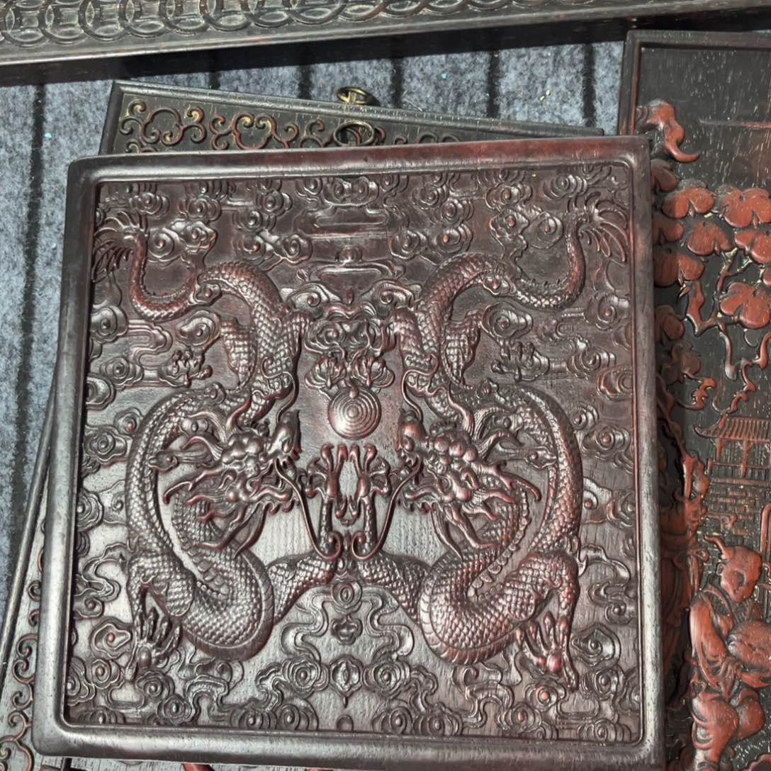 木非洲紫檀木雕牌匾挂匾