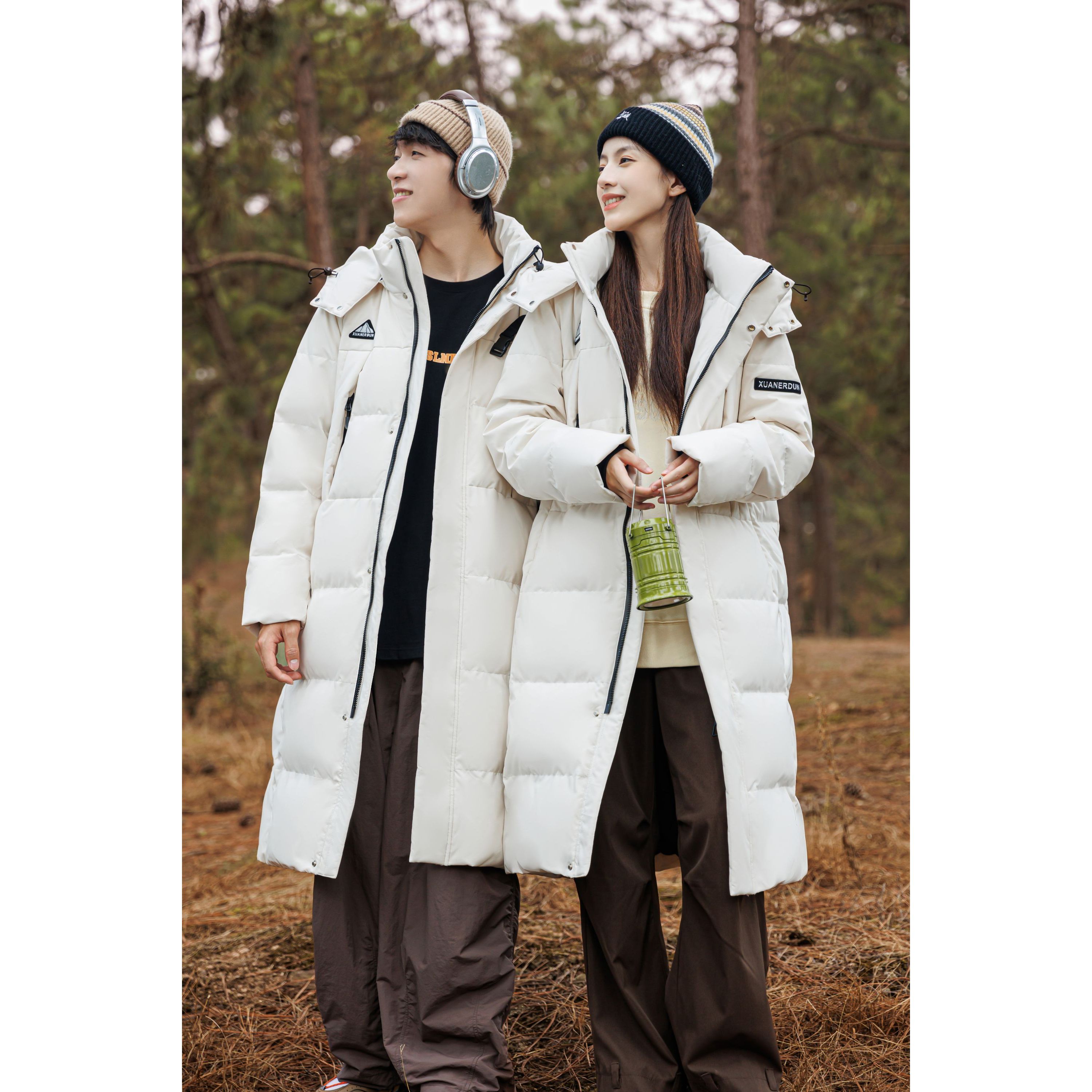 绒化入冬#情侣加厚外套#758.