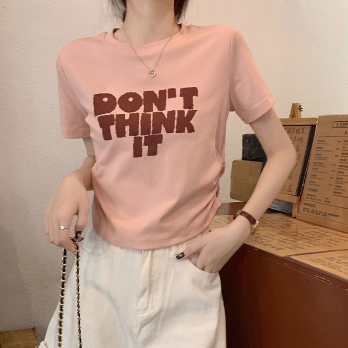 （小整18）彩色字母上衣