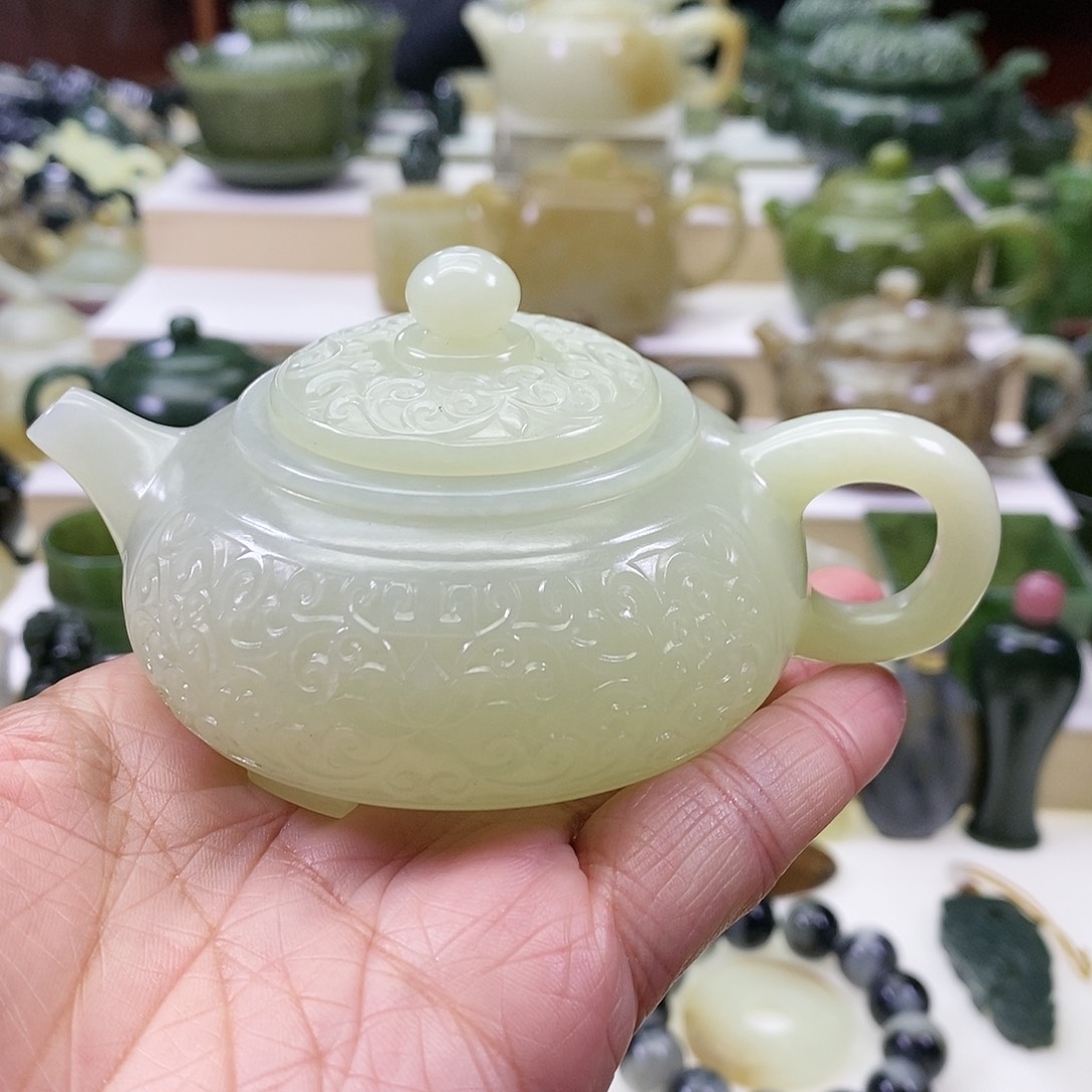 和田玉茶壶未镶嵌…***…