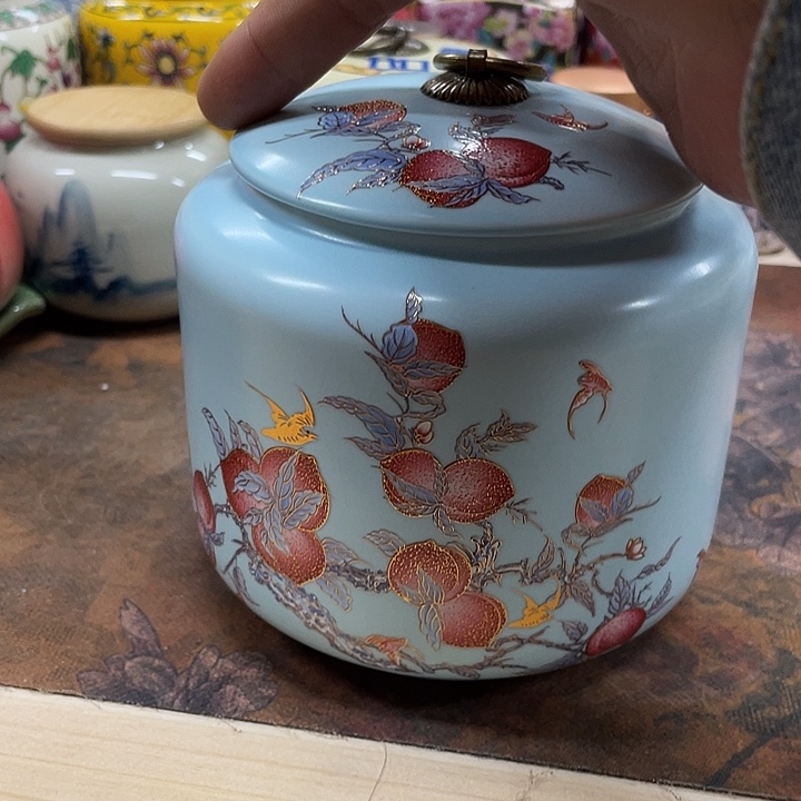 陶瓷罐茶叶罐密封罐储物罐