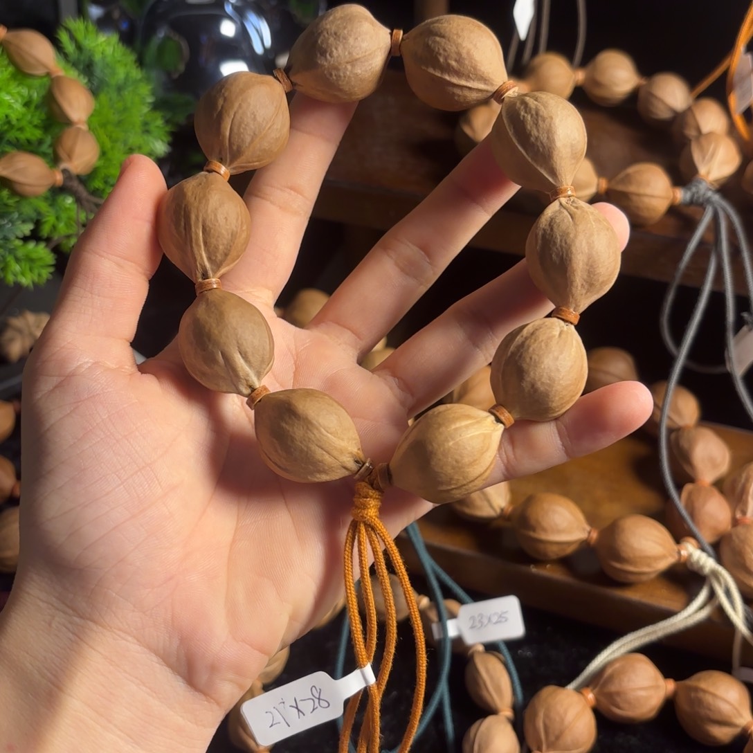 老***良橄榄核手串/手链2128六六铁核