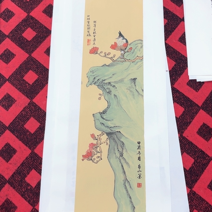 国画M*-25/90纯手绘国画作品