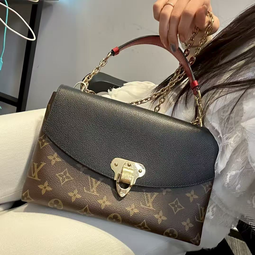 95新 LouisVuitton/路易威登 传奇小号链条包 全原