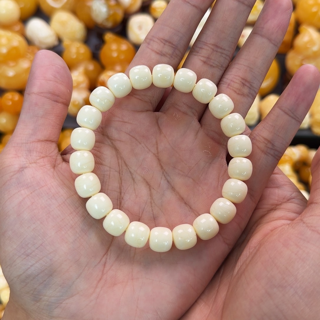 琥珀未镶嵌珠宝奇石10mm同料