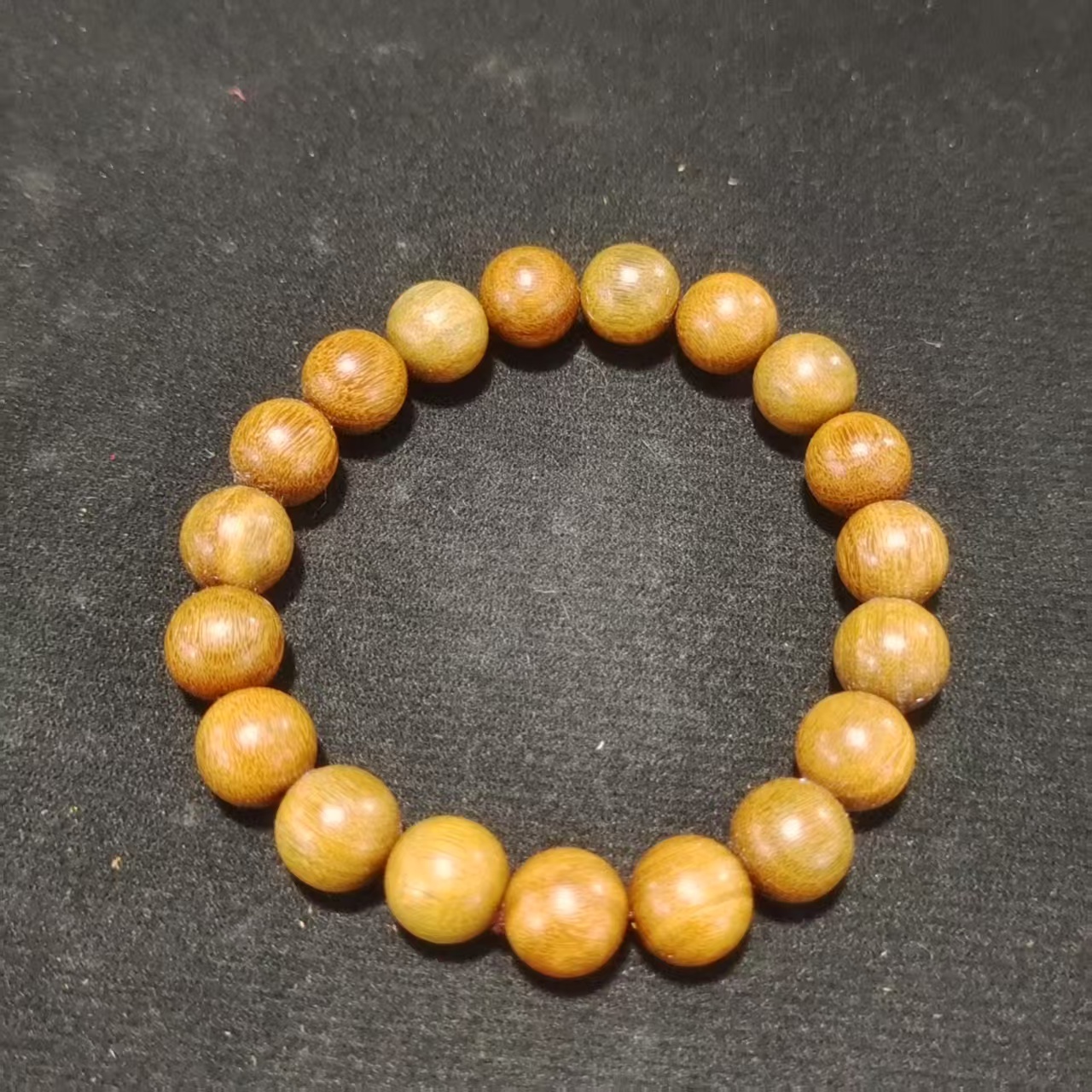 绿檀圆珠单圈手串 LQ715