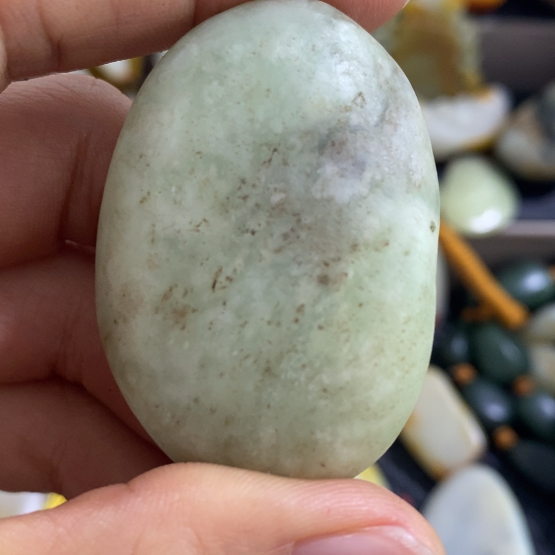 和田玉未镶嵌挂件10