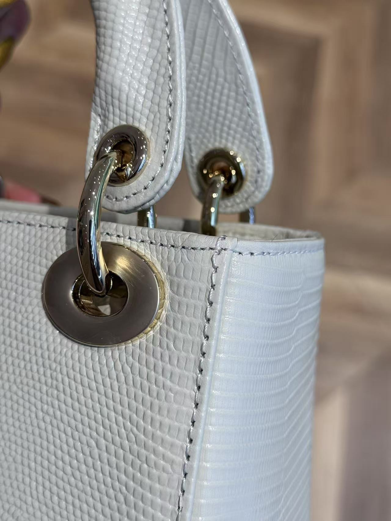 【璃月浅梦】纯色蜥蜴手提包