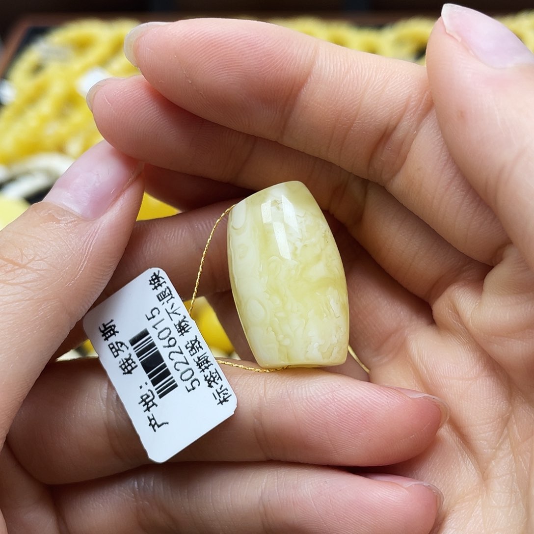 未镶嵌蜜蜡裸石马蹄珠27✖️13.6mm