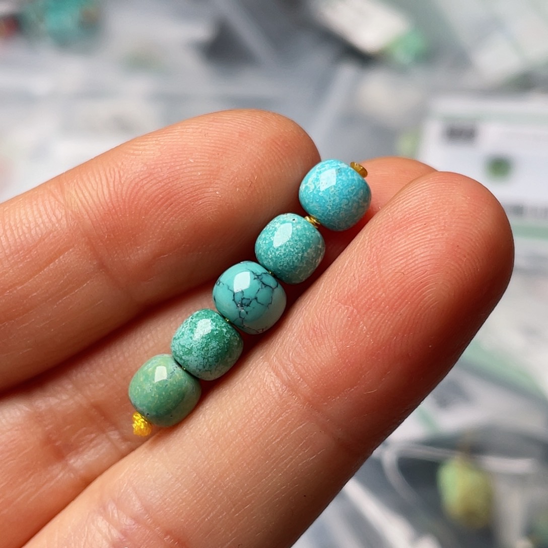 绿松石珠宝半成品未镶嵌