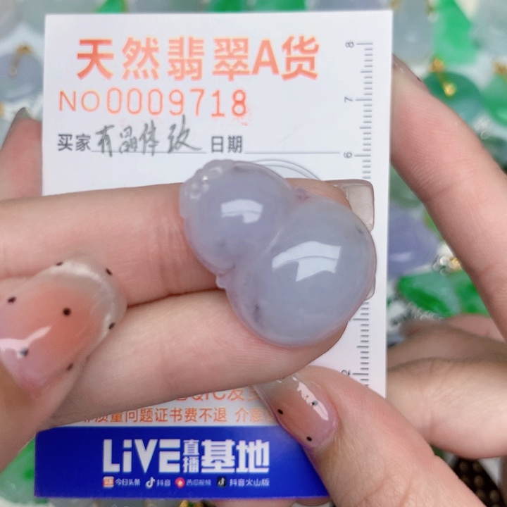 翡翠未镶嵌颈饰葫芦