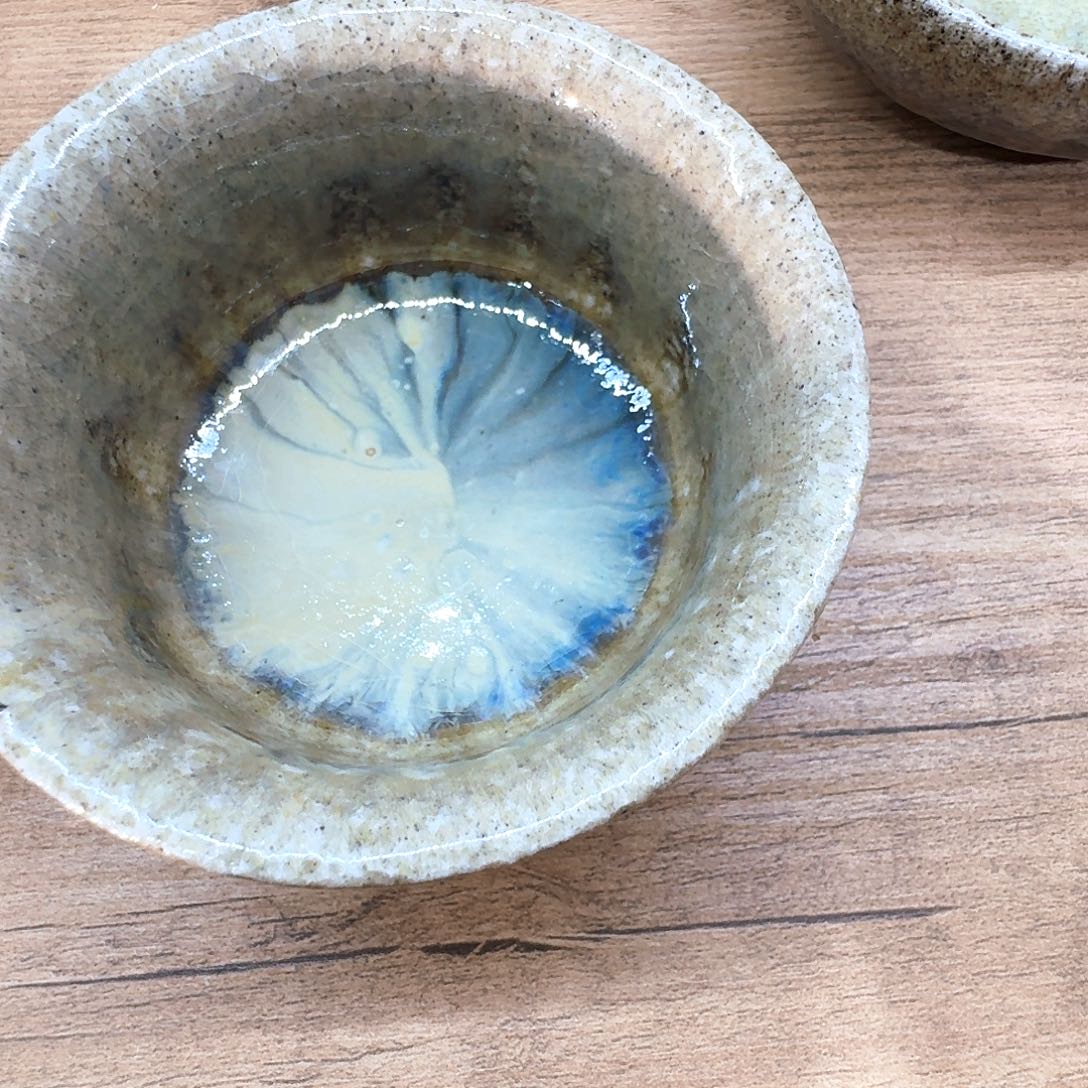 建水紫陶白泥柴烧杯圈*…