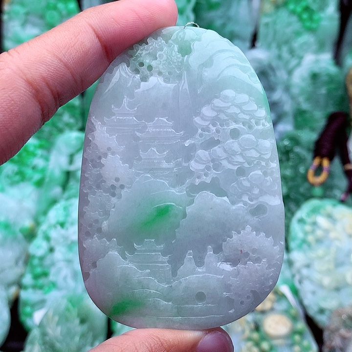 翡翠吊坠(不含链)未镶嵌