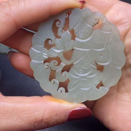 和田玉（糖玉）挂件未镶嵌