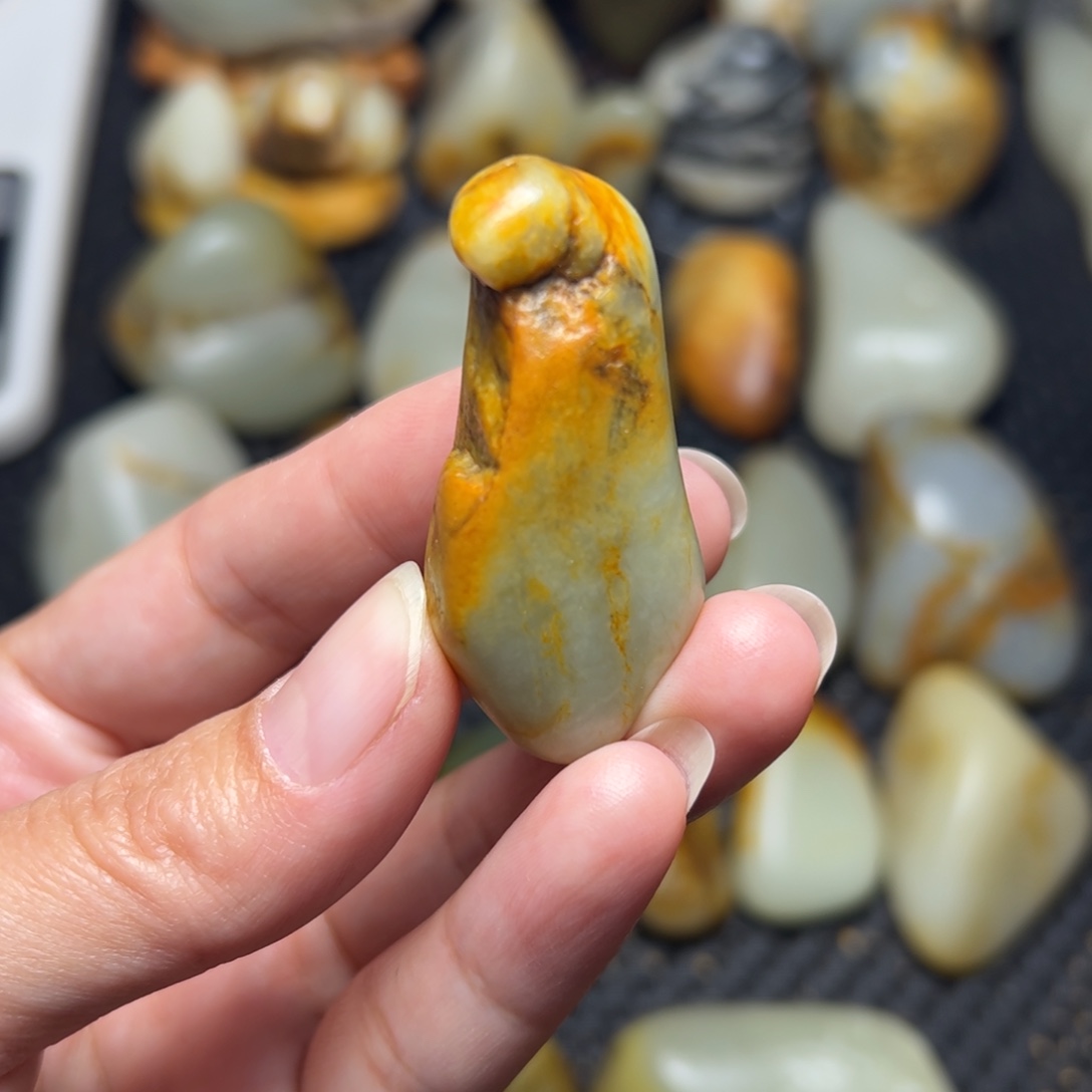 和田玉未镶嵌挂件14