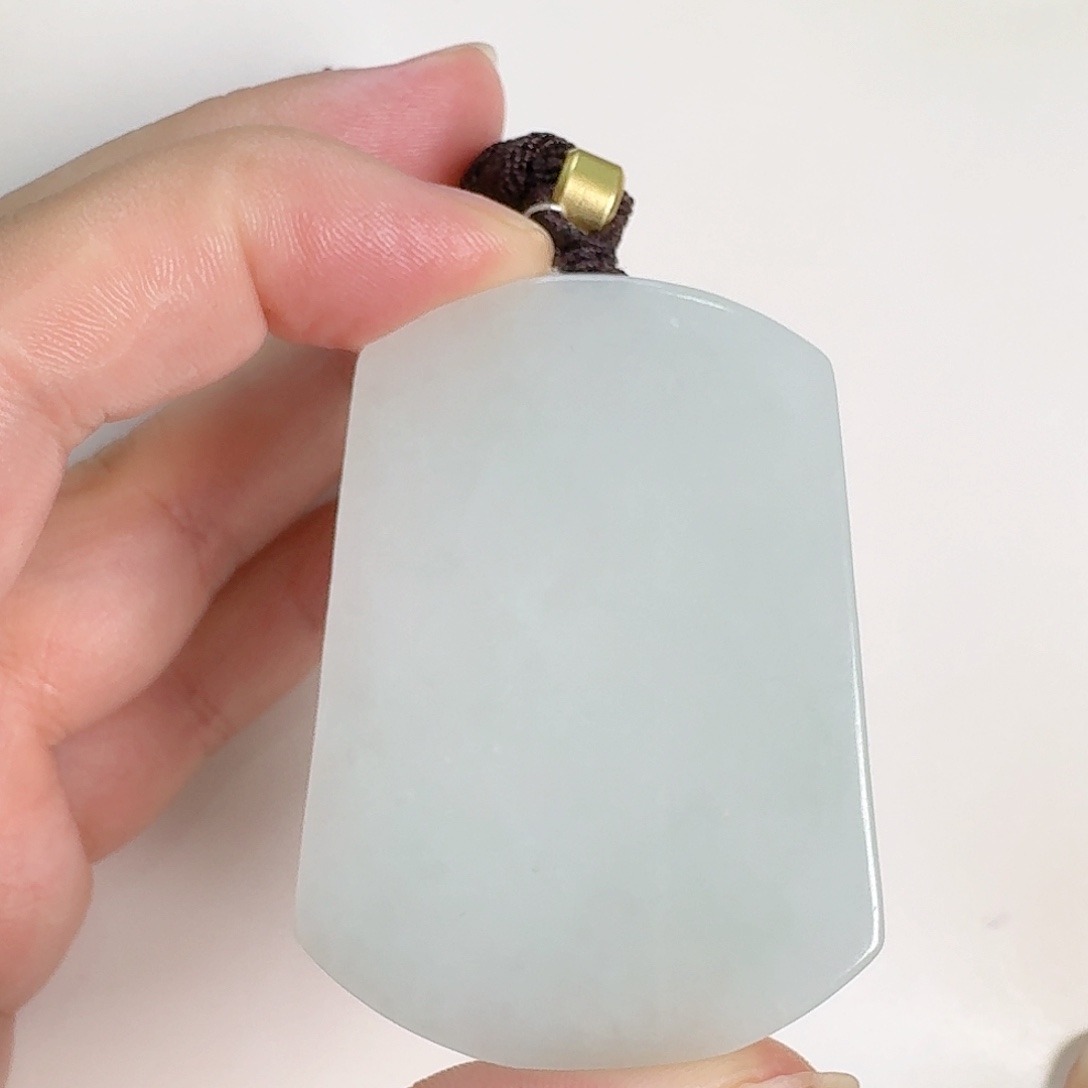 颈饰未镶嵌翡翠无事牌