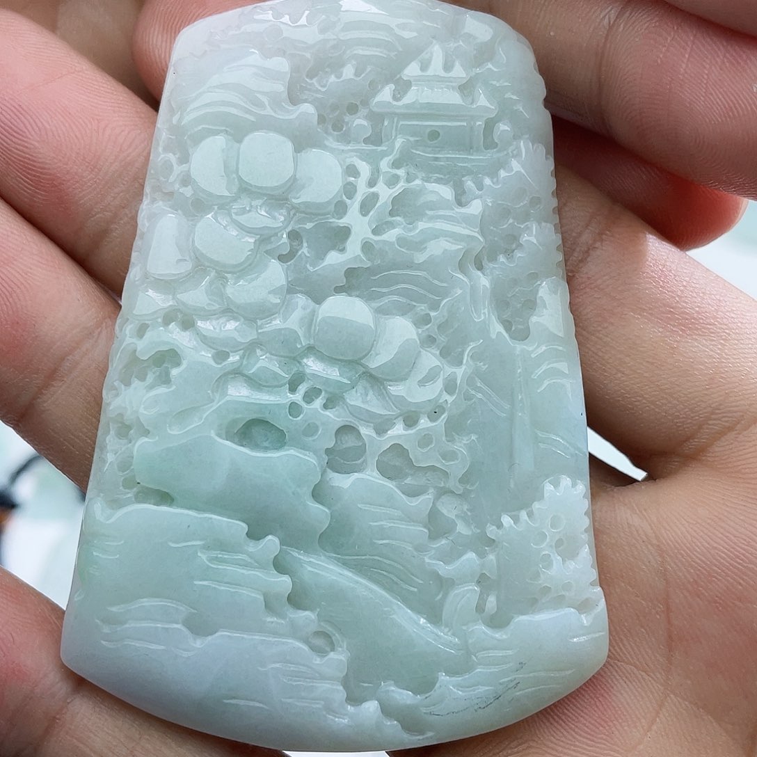 颈饰未镶嵌翡翠翡翠