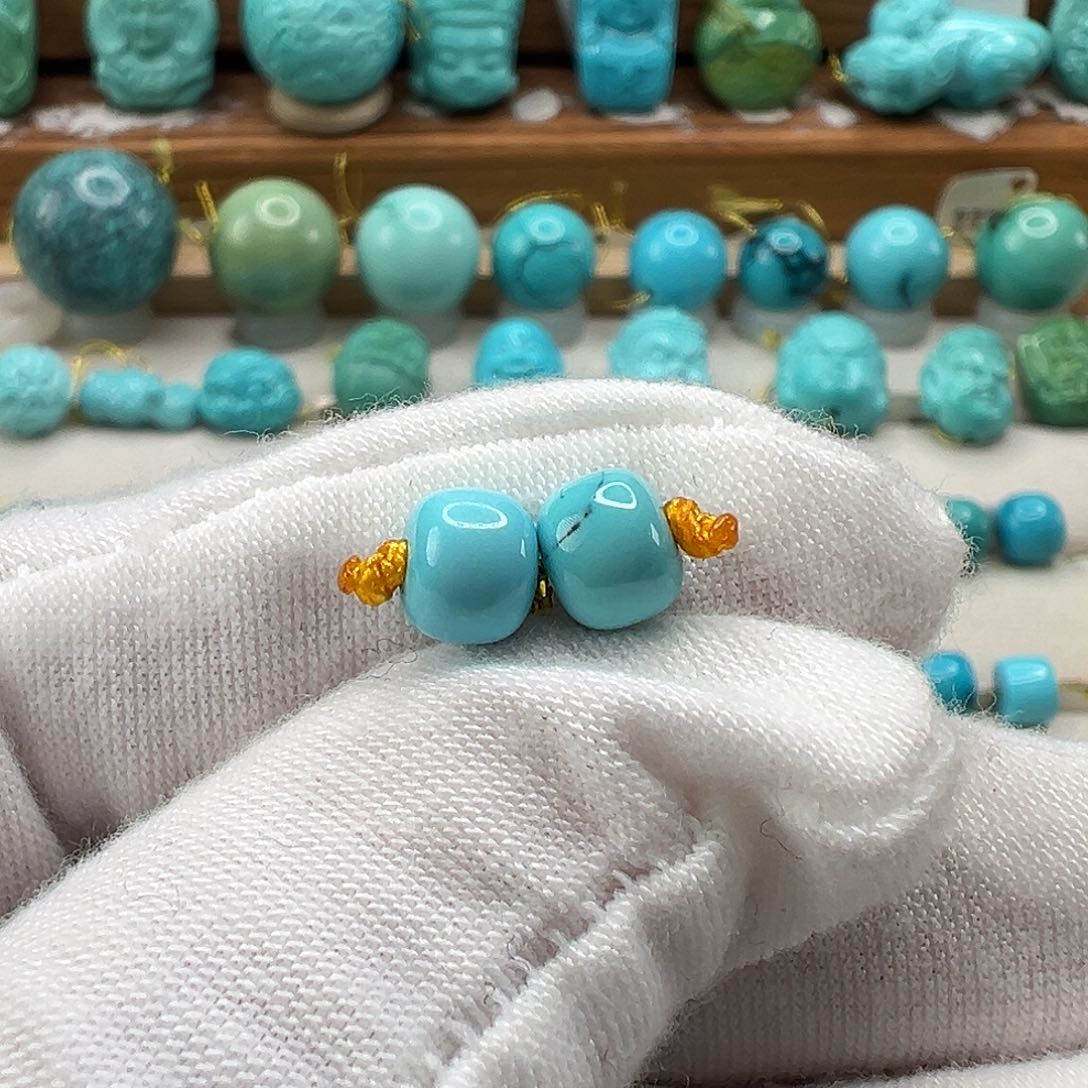 未镶嵌绿松石珠宝奇石