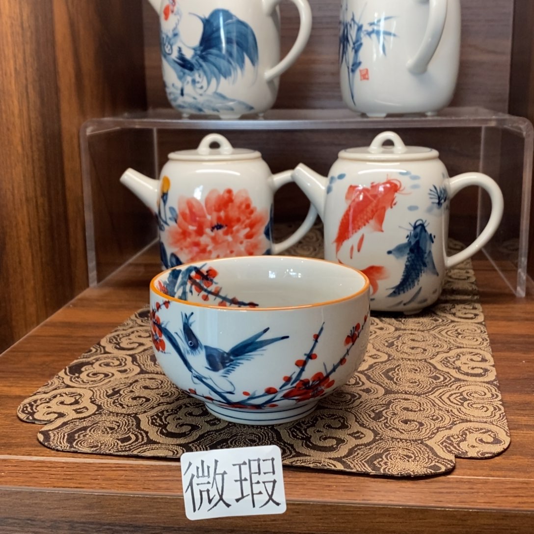 釉下彩手工绘制手工绘制