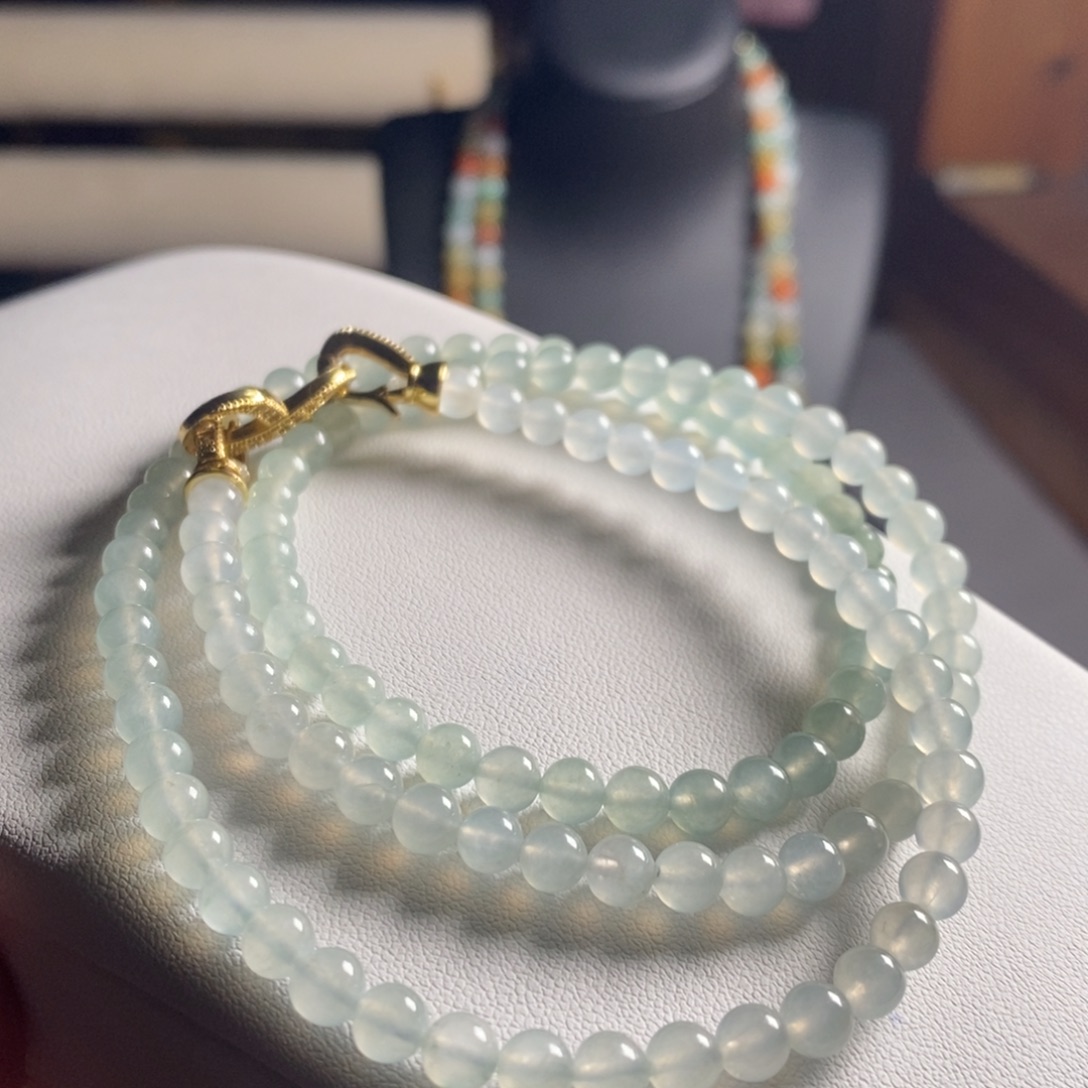 定制翡翠未镶嵌46 缅甸翡翠A货卡5.2