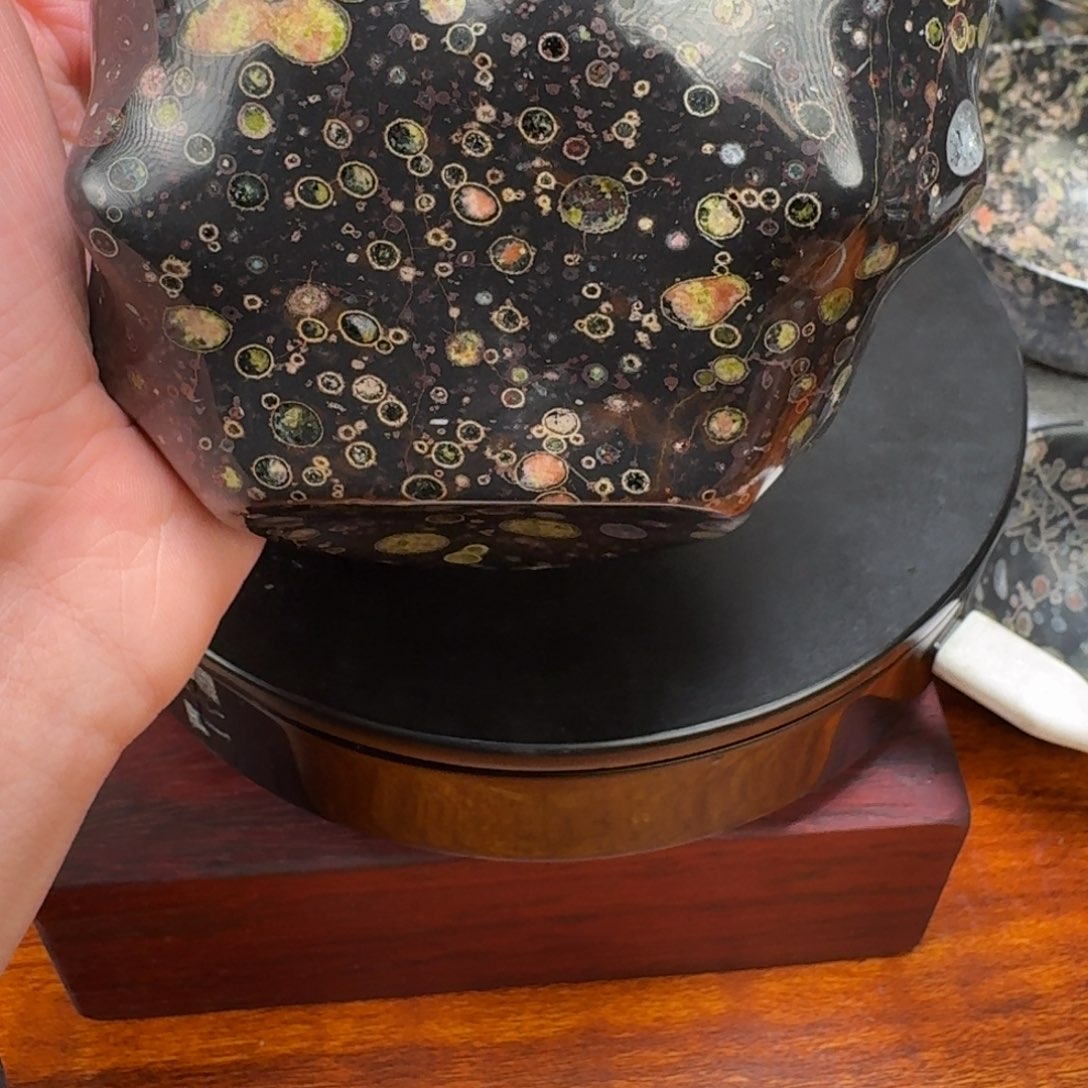 财**郎梅花玉精品随形杯