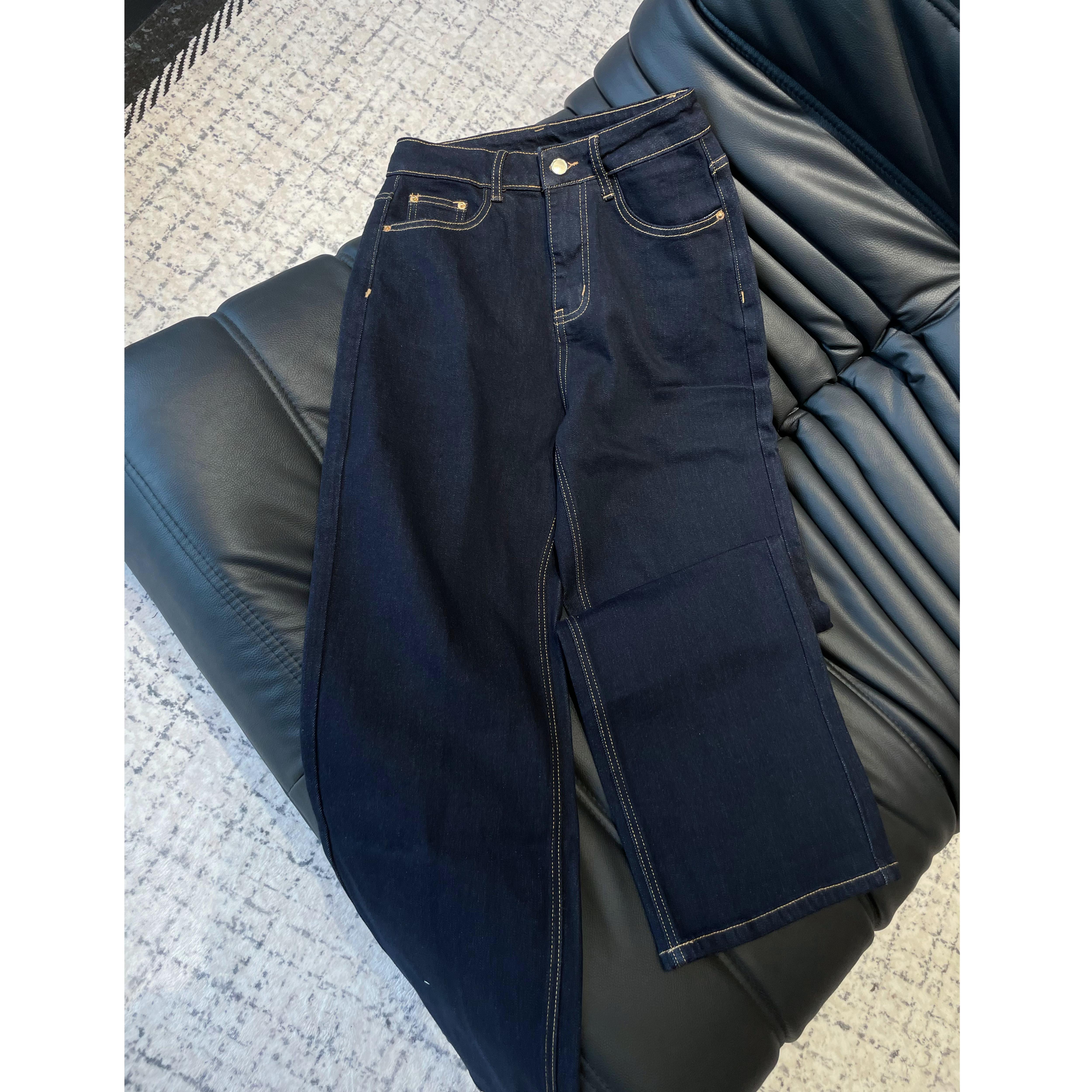 《An ni》【杨树林】秋季新品时尚轻薄直筒牛仔裤Ani-C429