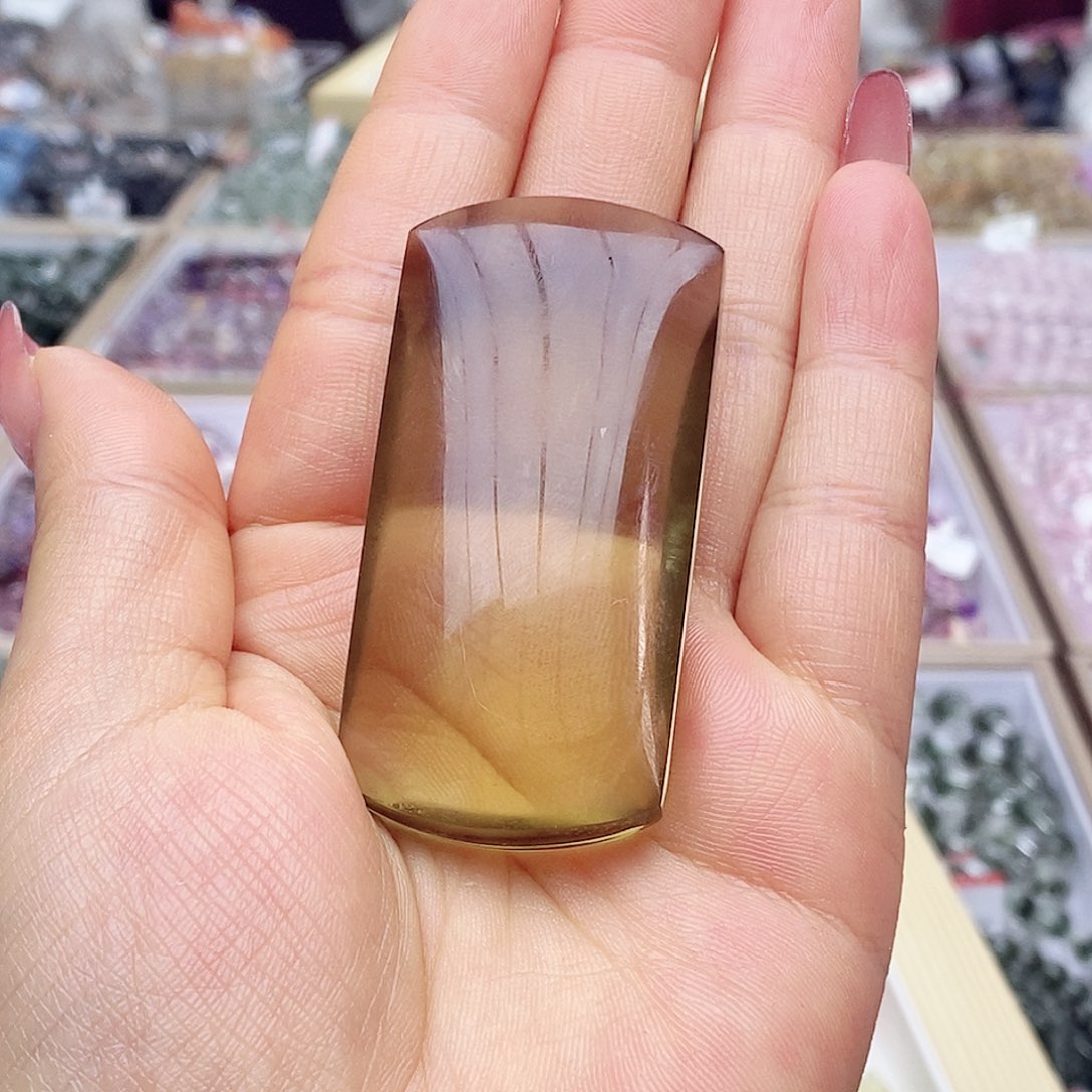 紫晶吊坠(赠链)未镶嵌F003黄水无事牌62m