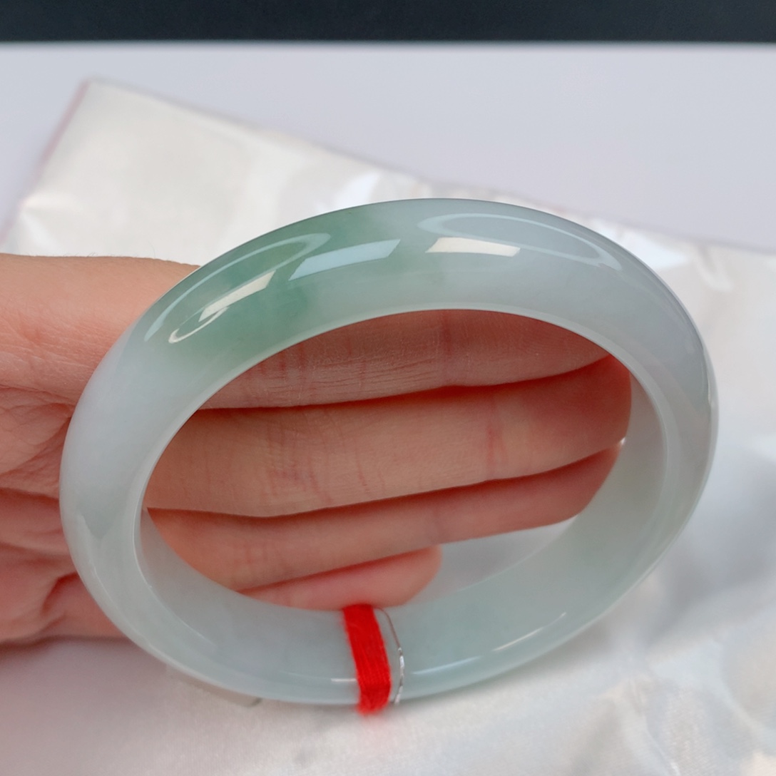 翡翠手镯未镶嵌58.7正圈