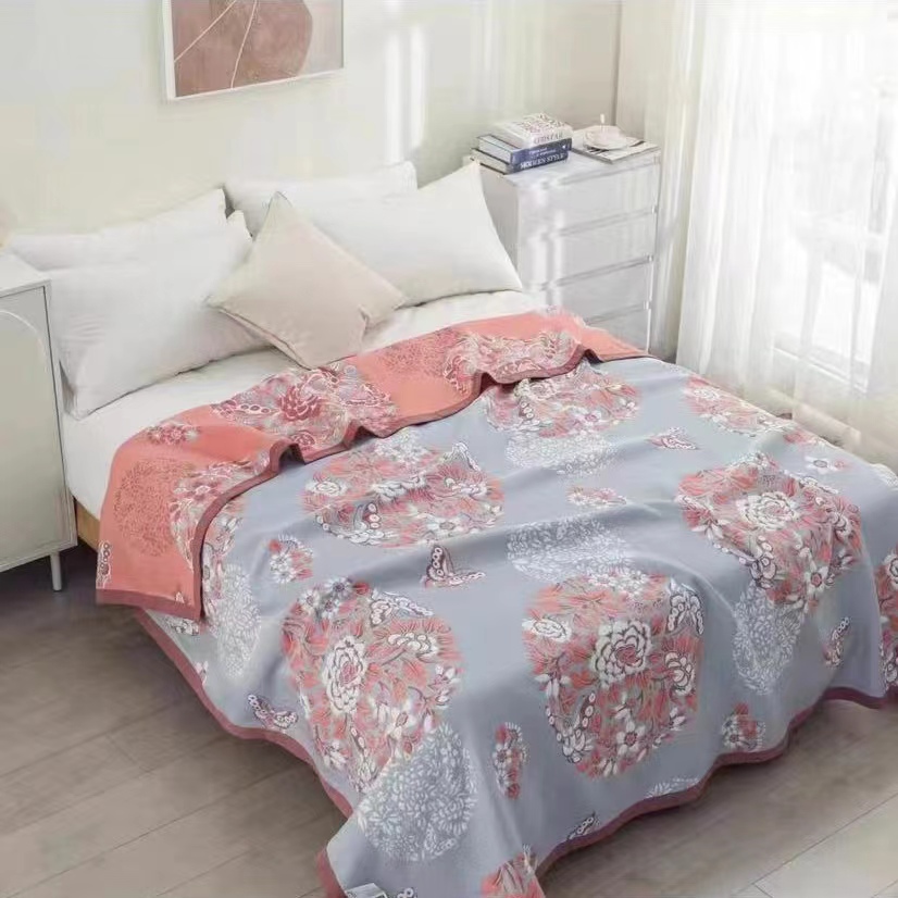 青花瓷---230*250cm高端轻奢加大加宽床盖