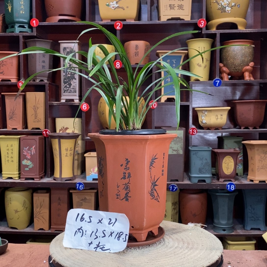 紫砂艺术紫砂花盆