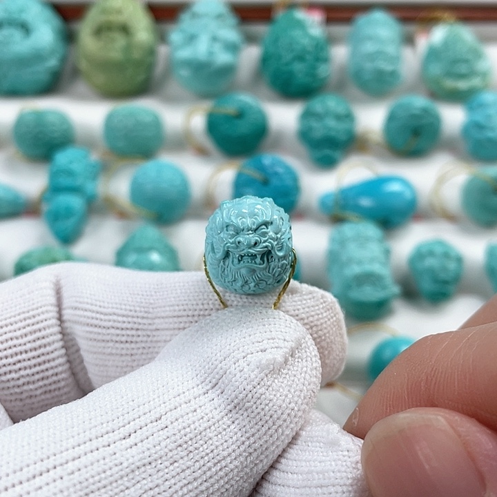 绿松石车挂未镶嵌尺寸14