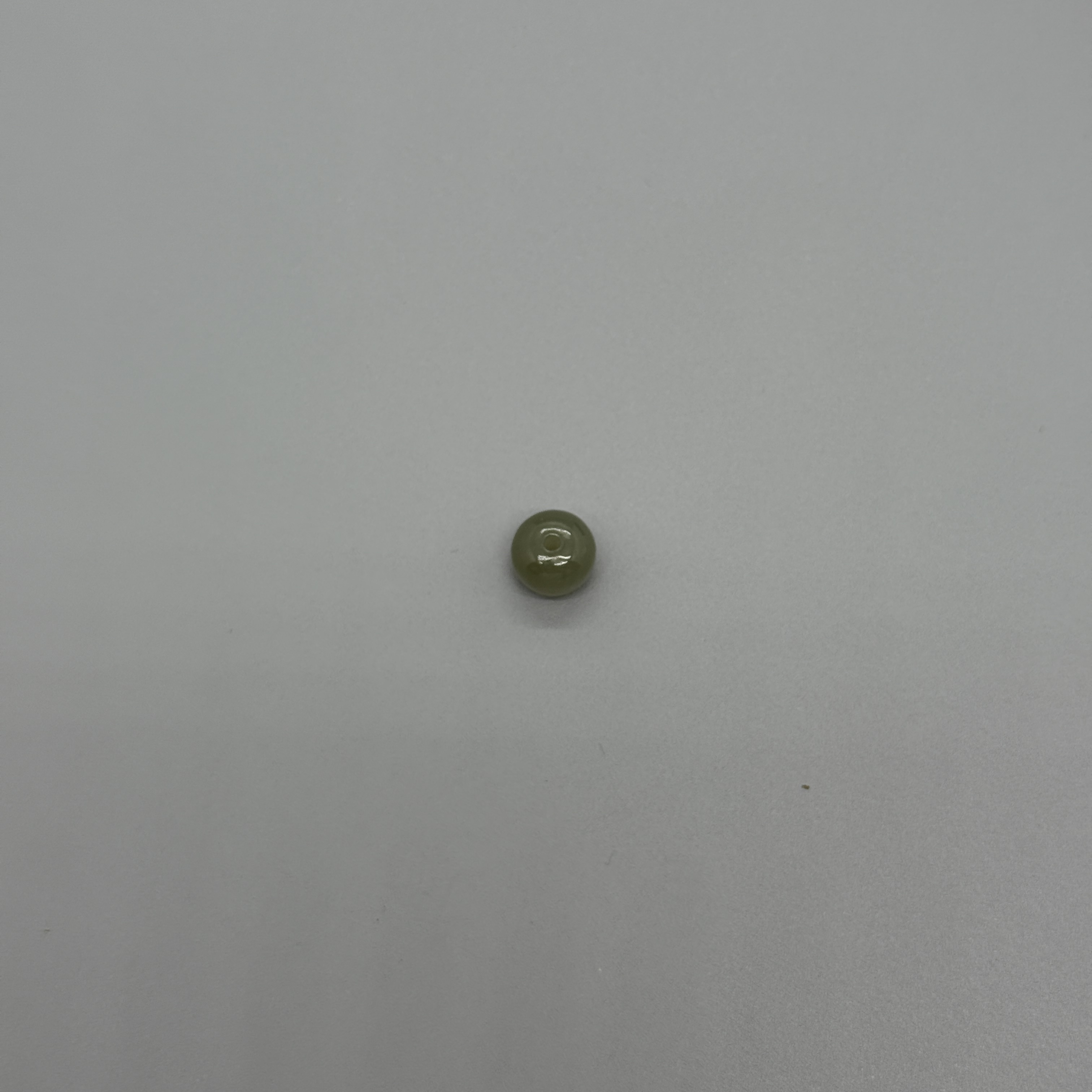 预售 【0781】和田玉老型单珠10x9mm左右 文玩配饰