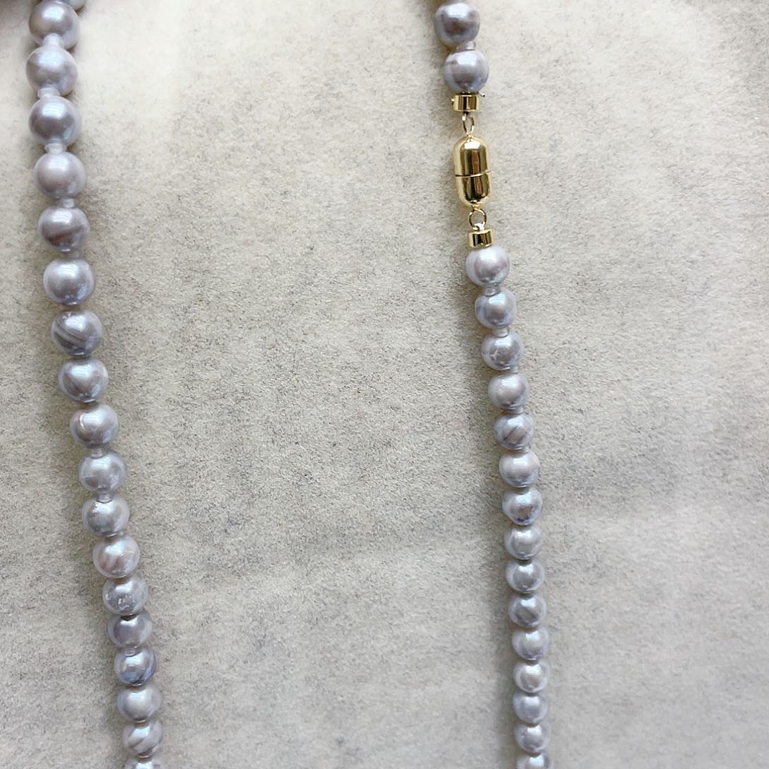 海水珍珠18K金镶嵌颈饰