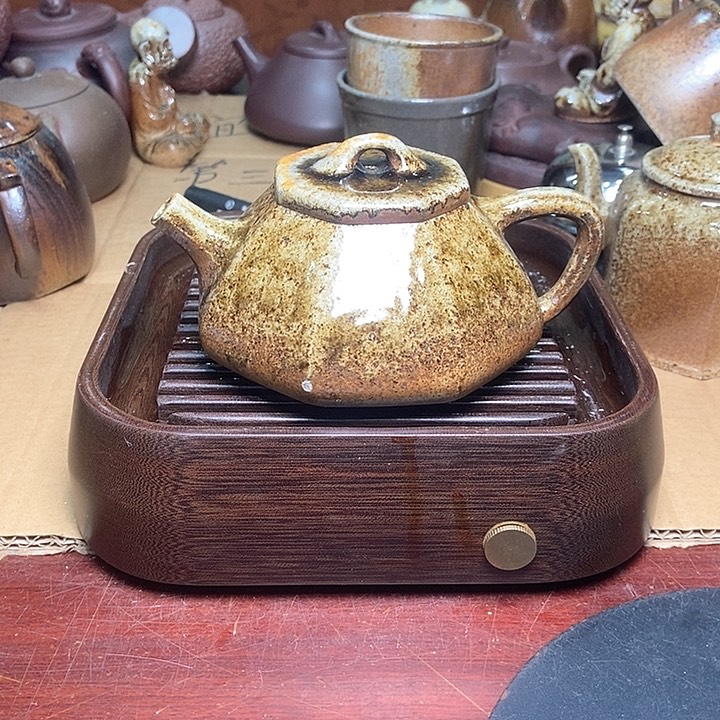 紫砂茶壶柴烧紫砂