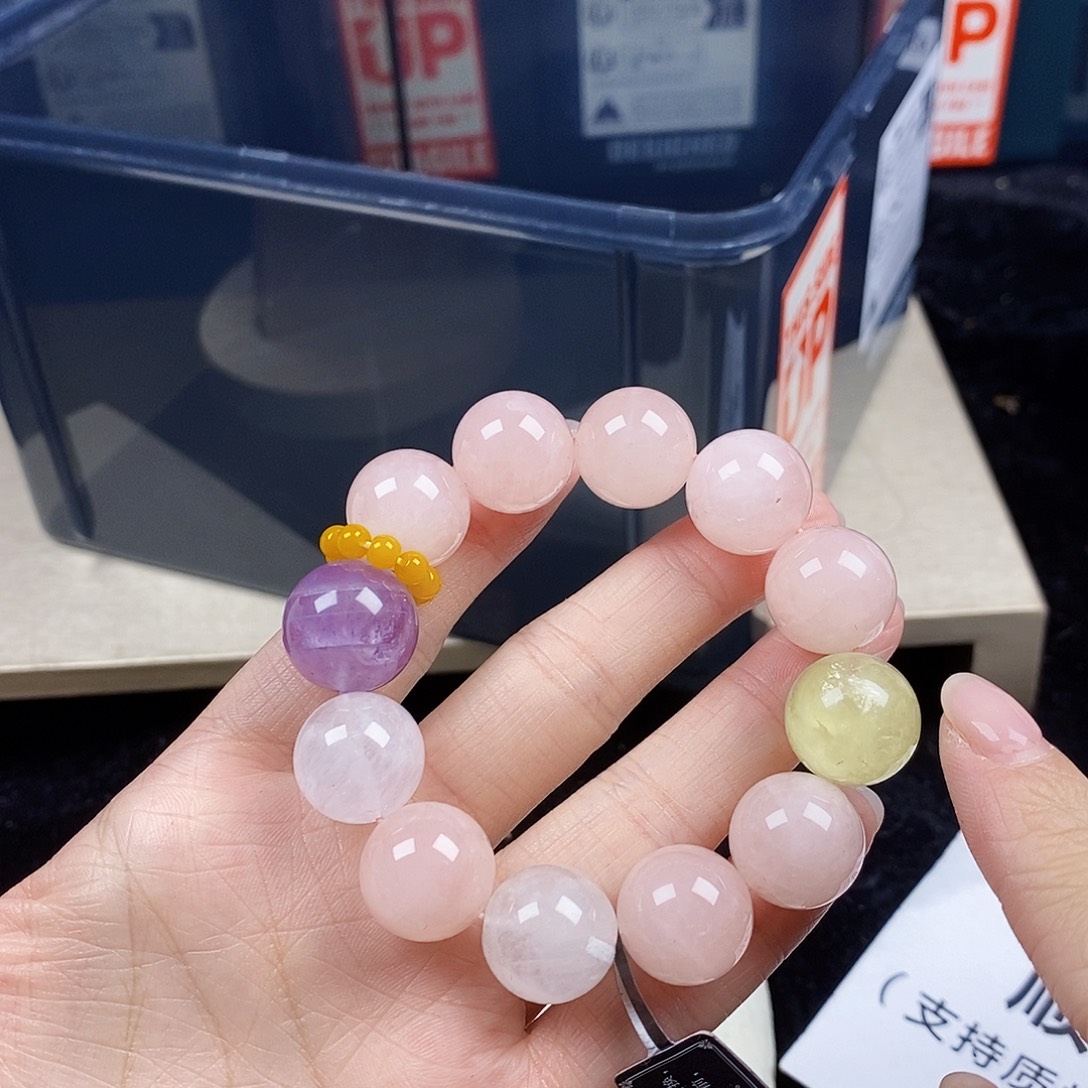 水晶银S925镶嵌手链