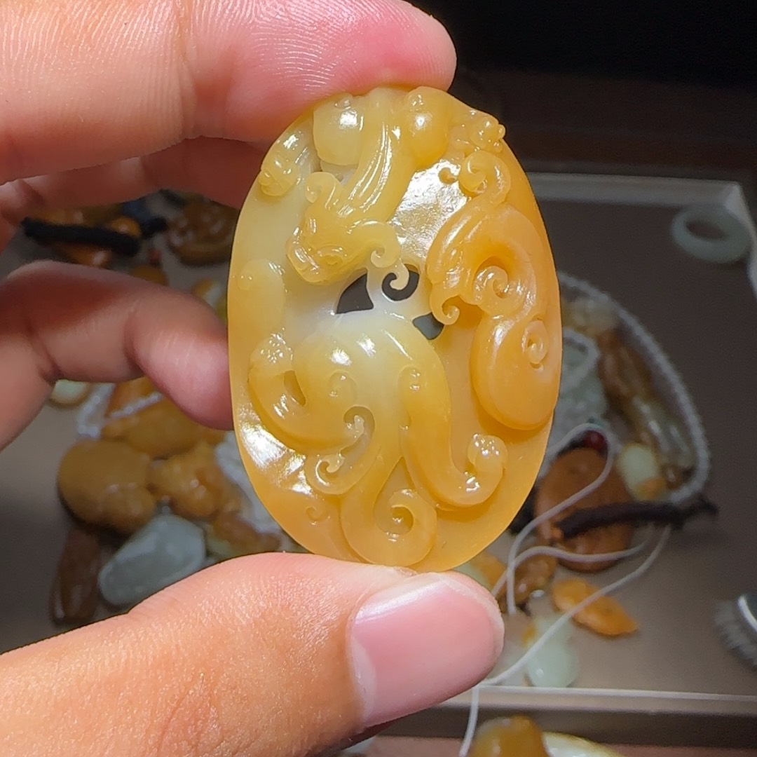 和田玉挂件未镶嵌?***?