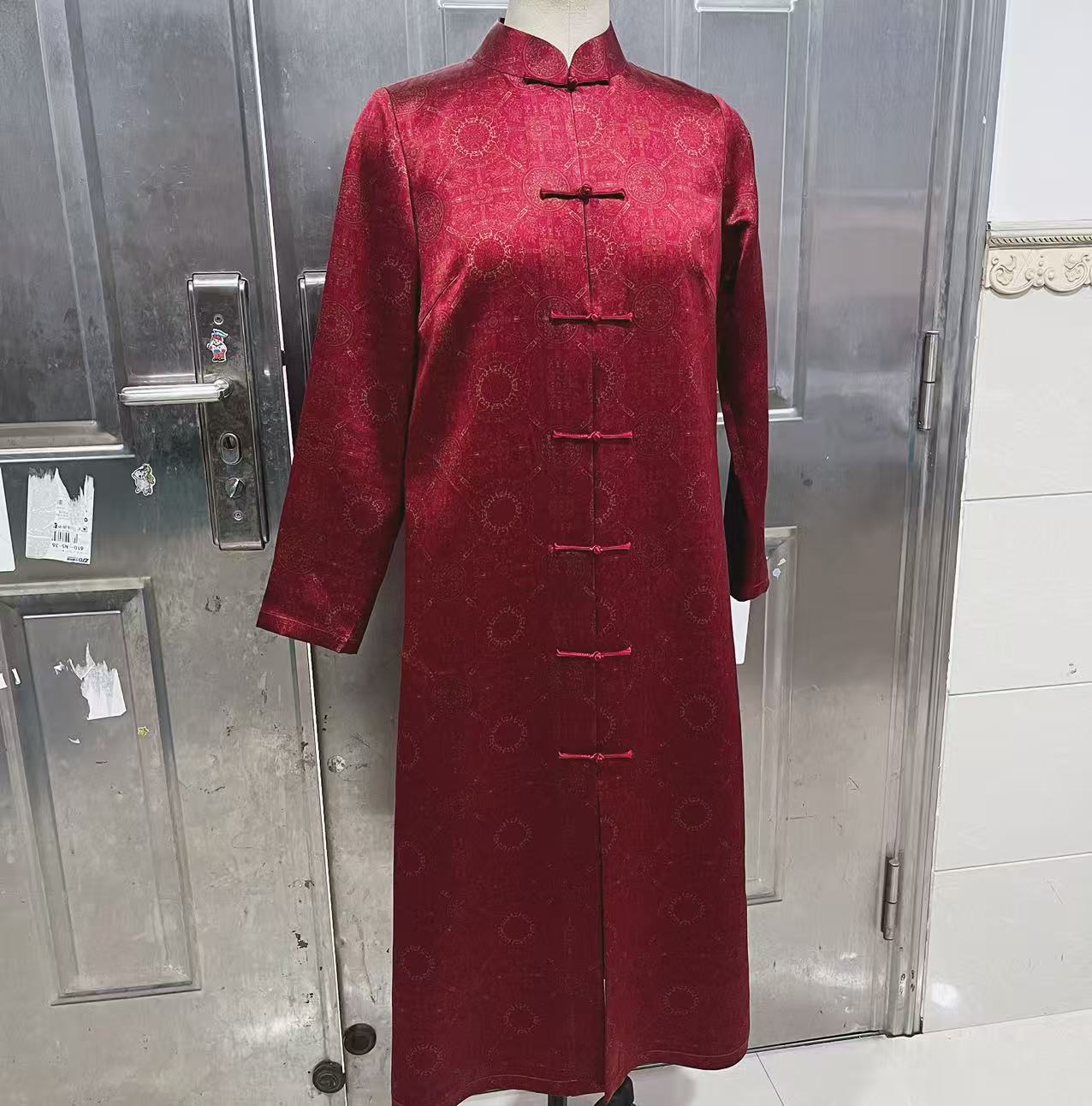 常规款网红风衣休闲风时尚长袖中国风衣长120-765601