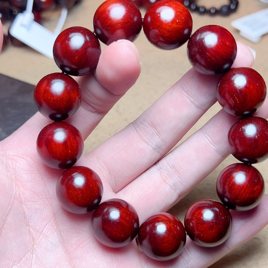 小叶紫檀手串/手链18泥料金星