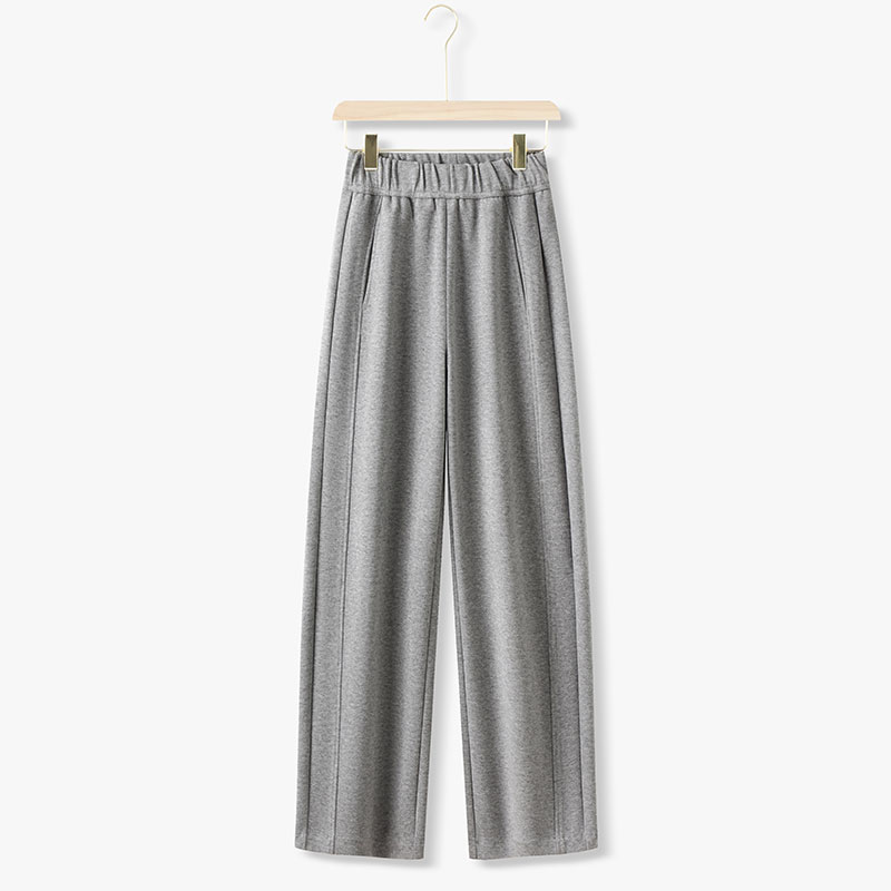 2024年春秋垂感直筒裤高腰百搭宽松阔腿裤女时尚显瘦休闲裤子1688